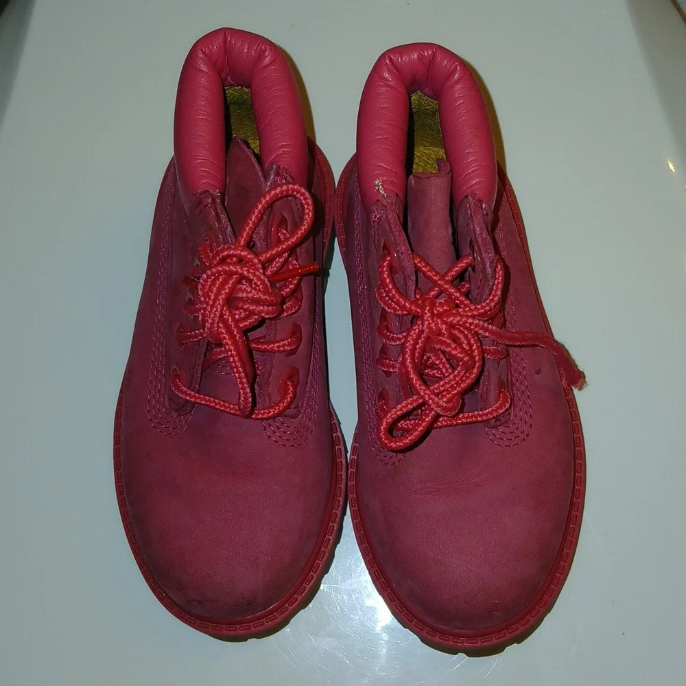 Timberland Pink Toddler‎ girls boots Size 8